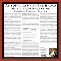 Schallplatte Antonio Lysy - Antonio Lysy At The Broad - Music From Argentina (LP) - 2