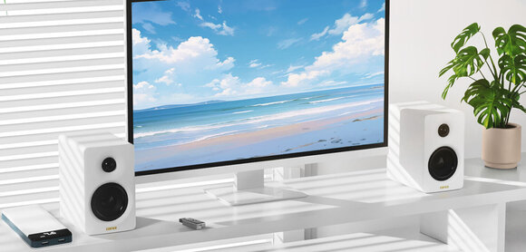 HiFi-Kabellose Lautsprecher
 Edifier M60 HiFi-Kabellose Lautsprecher White 2 stk - 6