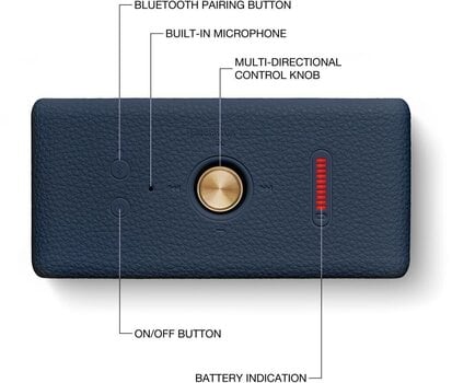 портативна колонка Marshall Emberton III Midnight Blue портативна колонка - 6