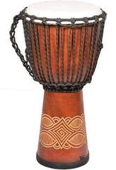 Djembe Terre Beginner Carved 50 cm Natural/Carved 9" Djembe - 1
