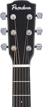 Jumbo Guitar Pasadena PG-200 Black Jumbo Guitar - 7
