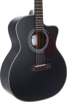 Jumbo Guitar Pasadena PGC-200 Black Jumbo Guitar - 4