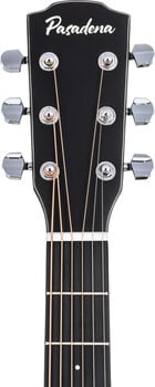 Jumbo Guitar Pasadena PGC-200 Black Jumbo Guitar - 7