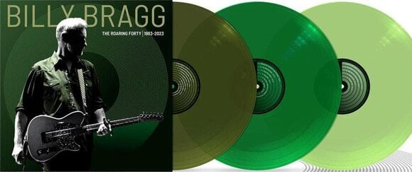 LP ploča Billy Bragg - Roaring Forty - 1983-2023 (Green Coloured) (3 LP) - 2
