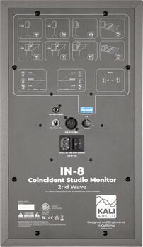 Aktiver Studiomonitor Kali Audio IN8-V2 Aktiver Studiomonitor 1 stk - 9
