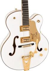 Poolakustiline kitarr Gretsch Synchromatic Falcon HB SC EB Snowcrest White Poolakustiline kitarr - 3