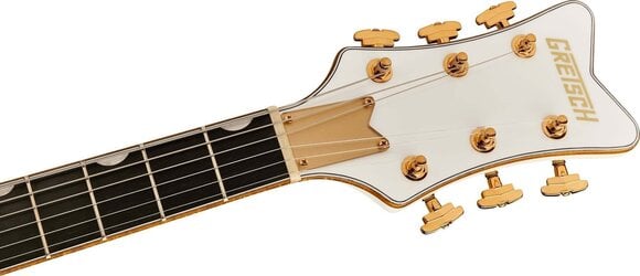 Semi-Acoustic Guitar Gretsch Synchromatic Falcon HB SC EB Snowcrest White Semi-Acoustic Guitar - 5
