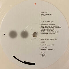 Hanglemez Baths - Pop Music / False B-Sides II (Cream Coloured) (LP) - 3