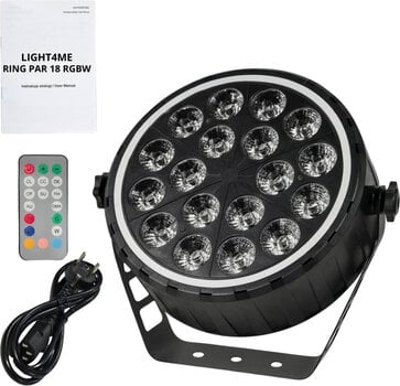 LED PAR Light4Me RING 18 RGBW LED PAR - 7
