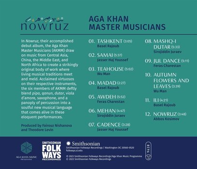 Muusika CD Aga Khan Master Musicians - Nowruz (CD) - 2