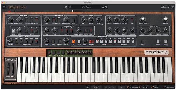VST Instrument Arturia Prophet - 5 V (Produkt cyfrowy) - 2