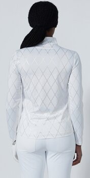 Polo košeľa Daily Sports Tempo Long Sleeved Half Neck White Metallic Argyle L Polo košeľa - 2