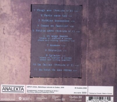 CD musicali Alain Lefevre - Blissfully Sleepless (CD) - 2