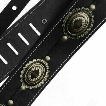 Courroie de guitare Richter Motörhead Concho Strap Black / Old Silver - 2
