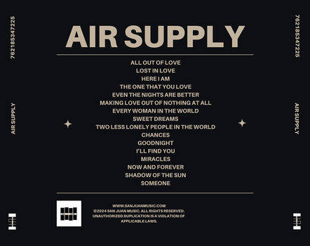 CD диск Air Supply - Air Supply Live In Canada (CD) - 2