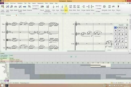 Software partiture AVID Sibelius - 2