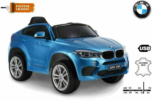Електрическа кола за играчки Beneo BMW X6M Blue Paint Електрическа кола за играчки - 6
