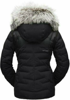 Ski-jas Spyder Falline Real Fur Womens Jacket Black/Black 6 - 4