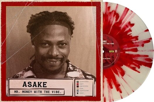 LP deska Asake - Mr. Money With The Vibe (Bone with Red Splatter Coloured) (LP) - 2