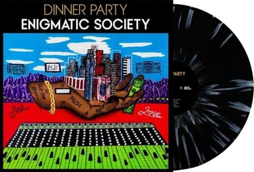 Грамофонна плоча Dinner Party - Enigmatic Society (Black & White Splattered Coloured) (LP) - 2