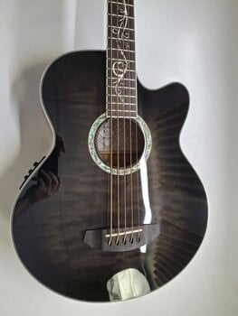 Baixo acústico Michael Kelly Dragonfly 5 Smoke Burst Baixo acústico (Tao bons como novos) - 2