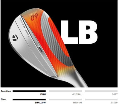 Golfová palica - wedge TaylorMade MG5 Wedge Chrome Golfová palica - wedge Pravá ruka Oceľ 56° 12° Wedge Flex - 11