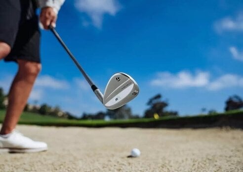 Golfová palica - wedge TaylorMade MG5 Wedge Chrome Golfová palica - wedge Pravá ruka Oceľ 60° 11° Wedge Flex - 17