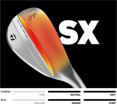 Golfová palica - wedge TaylorMade MG5 Wedge Charcoal Golfová palica - wedge Pravá ruka Oceľ 56° 12° Wedge Flex - 14