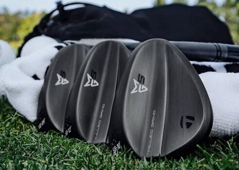 Golf Club - Wedge TaylorMade MG5 Wedge Charcoal Golf Club - Wedge Left Handed Steel 56° 12° Wedge Flex - 15