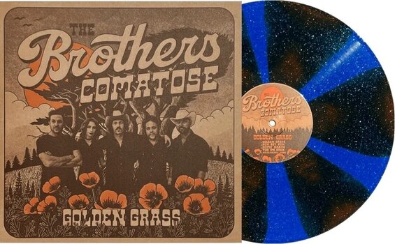 LP plošča Brothers Comatose - Golden Grass (Splattered Orange & Blue Coloured) (LP) - 2