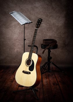 Dreadnought Guitar Pasadena PD-100 Natural Dreadnought Guitar - 10