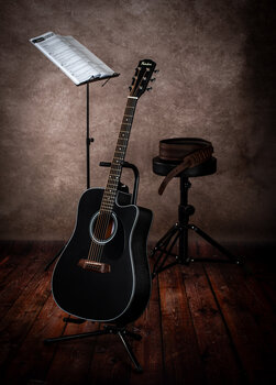 Dreadnought-kitara Pasadena PDC-100 Black Dreadnought-kitara - 10