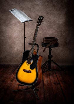 Dreadnought-kitara Pasadena PDC-100 Sunburst Dreadnought-kitara - 10