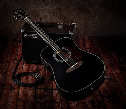 guitarra eletroacústica Pasadena PD-200E Black guitarra eletroacústica (Como novo) - 12