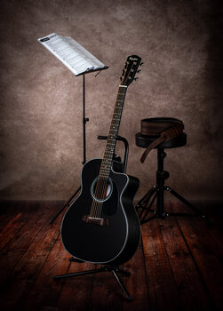 Guitare acoustique Jumbo Pasadena PGC-100 Black Guitare acoustique Jumbo - 10