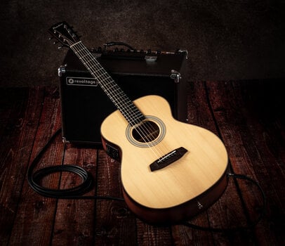 Guitare acoustique-électrique Pasadena PT-200E Natural Guitare acoustique-électrique - 12