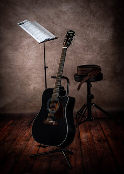 Akustična gitara Pasadena PDC-200 Black Akustična gitara - 10