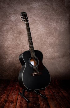 Jumbo Guitar Pasadena PG-200 Black Jumbo Guitar - 9