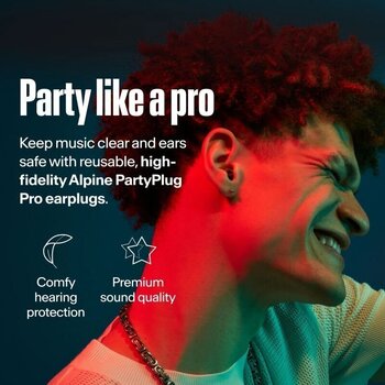 Tappi per le orecchie Alpine PartyPlug Pro Black Tappi per le orecchie - 9