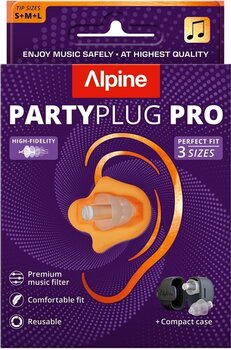Tappi per le orecchie Alpine PartyPlug Pro Transparent Tappi per le orecchie - 3