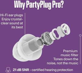 Čepići za uši Alpine PartyPlug Pro Transparent Čepići za uši - 3