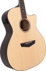 Electro-acoustic guitar D'Angelico Premier Gramercy LS Satin Natural Electro-acoustic guitar - 3