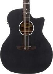 Electro-acoustic guitar D'Angelico Premier Gramercy LS Matte Black Electro-acoustic guitar - 2