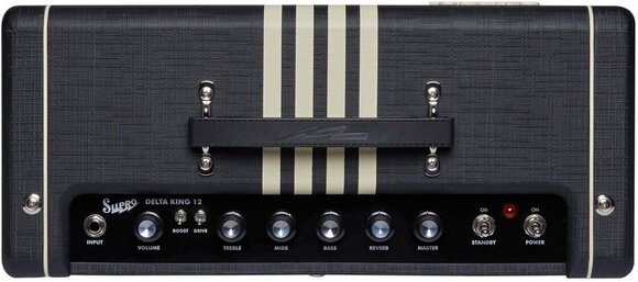 Vamzdinių gitarų derinys Supro Delta King 12 Combo Black & Cream - 2