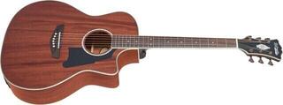 Electro-acoustic guitar D'Angelico Excel Gramercy Natural Mahogany Electro-acoustic guitar - 4