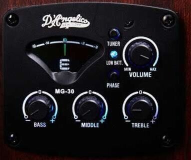 Pozostałe gitary z elektroniką D'Angelico Premier Gramercy LS Matte Black Pozostałe gitary z elektroniką - 6