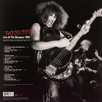 Vinyl Record Twisted Sister - Live At The Marquee 1983 (Red Coloured) (2 LP) - 2