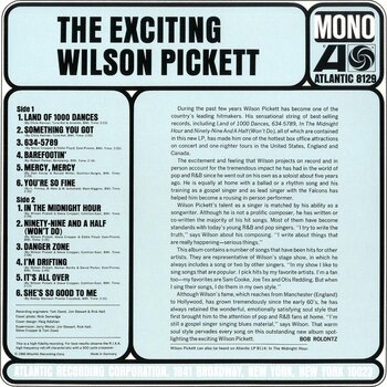 LP ploča Wilson Pickett - The Exciting Wilson Pickett (Crystal Clear Coloured) (LP) - 3