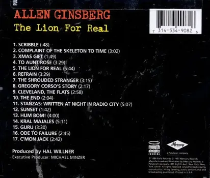 CD muzica Allen Ginsberg - Lion For Real (CD) - 2