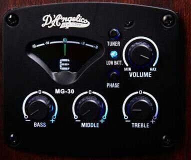 12 žičana elektroakustična gitara D'Angelico Premier Fulton LS Matte Black 12 žičana elektroakustična gitara - 6